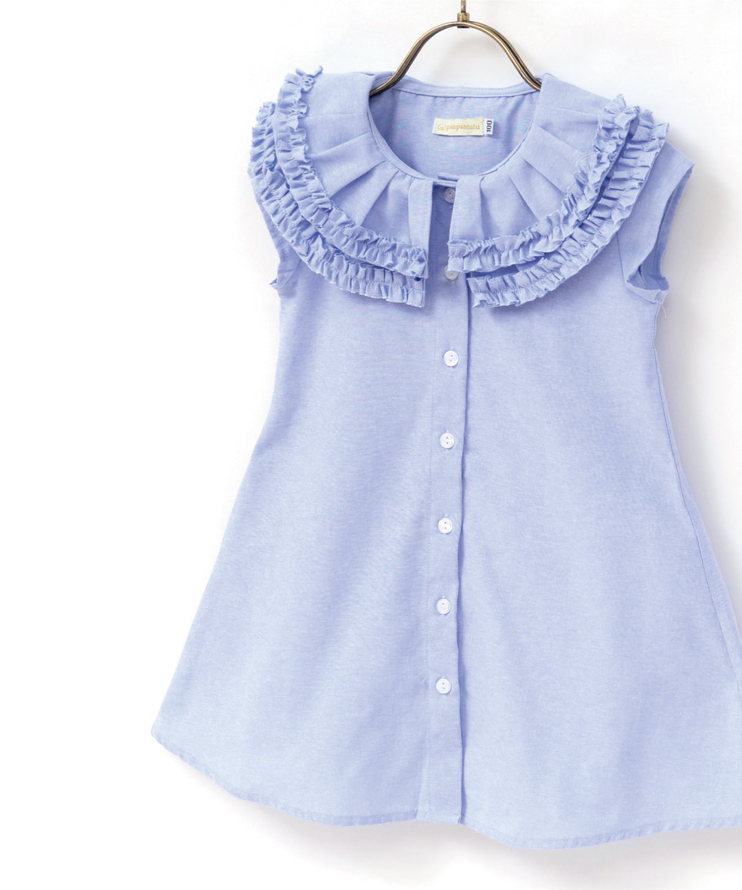 Japanese children's clothing panpantutu shirt vest dress 80-140cm girls summer dresses