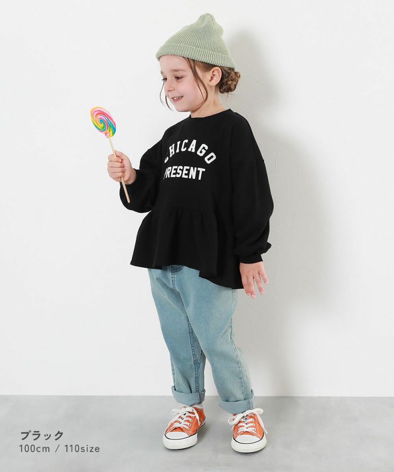 日本童裝 dev!rock 荷葉邊衛衣 100-160cm 女童款 冬季 TOPS