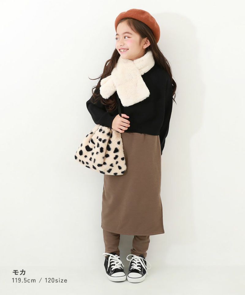 日本童裝 dev!rock 抓毛裙連打底褲 100-160cm 女童款 冬季 SKIRTS PANTS