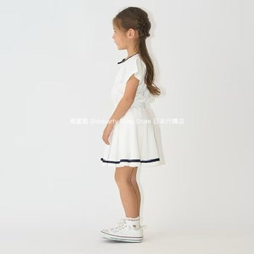 Japanese children's clothing Ly# mine bow top 100-150cm girls summer TOPS