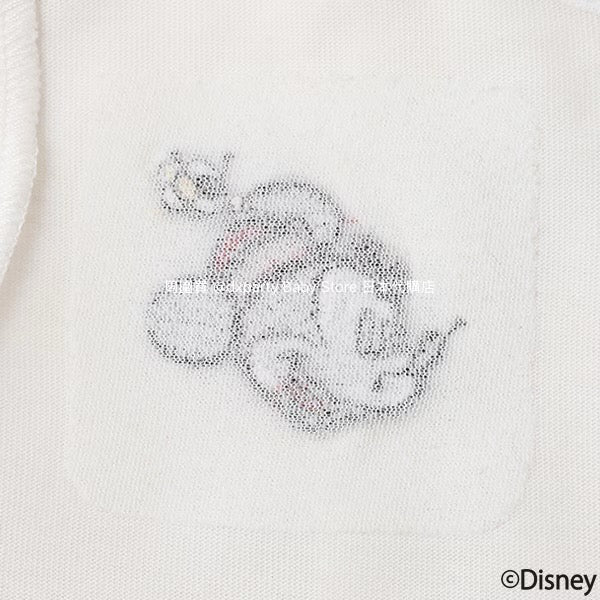 Japanese children's clothing pe#main x Disney patchwork top 80-130cm girls summer TOPS