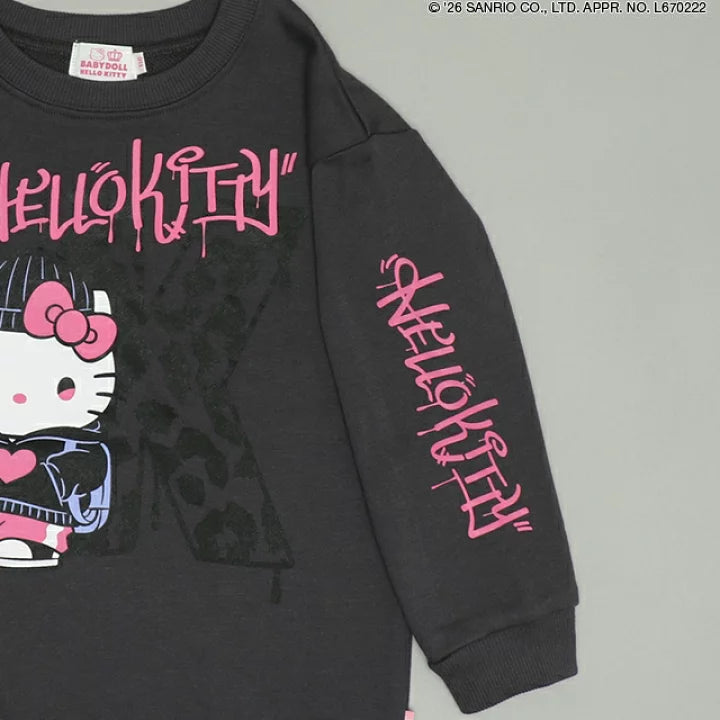 日本童裝 BDL x Sanrio 親子裝 印花衛衣 90-140cm 女童款 冬季 TOPS