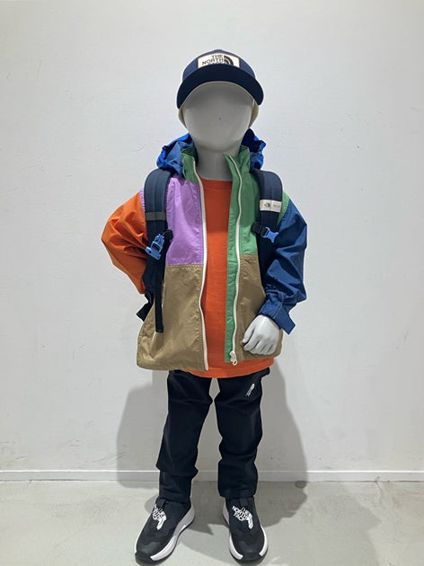 Japanese TNF Waterproof Series Special Color Windbreaker 100-120cm Boys/Girls Summer Outerwear