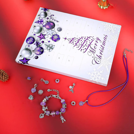 英美直送 Purple Jewelry Set 聖誕倒數日曆 大人款 聖誕快樂特輯 聖誕倒數日曆A 不參與$900免運 滿$900可加$25免運 Christmas Advent Calendars 2025