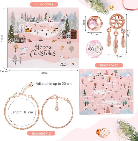 英美直送 DIY Jewelry Kit 聖誕倒數日曆 大人款/兒童款 聖誕快樂特輯 聖誕倒數日曆A 不參與$900免運 滿$900可加$25免運 Christmas Advent Calendars 2025