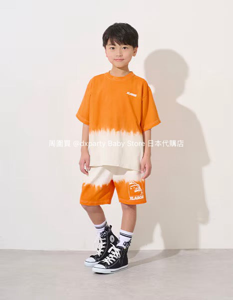 XLARGE KIDS Japanese children's clothing gradient tie-dye shorts 80-140cm boys' summer PANTS