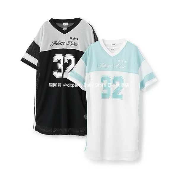 Lovetoxic Japanese Kids Clothing: Cool-Contact Sporty Mesh Dress (140-170cm) for Girls (Summer Dress)