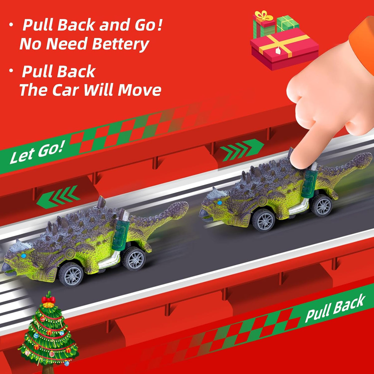日英美直送 Dinosaur Monster Truck Advent Calendar 聖誕倒數日曆 兒童款 聖誕快樂特輯 不參與$900免運 滿$900可加$25免運到順豐站/智能櫃 Christmas Advent Calendars 2026
