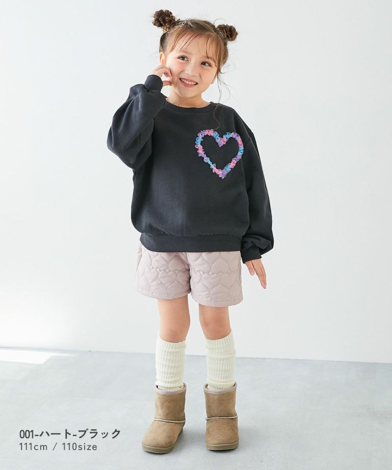 日本童裝 dev!rock 抓毛薄紗圖案衛衣 100-160cm 女童款 冬季 TOPS