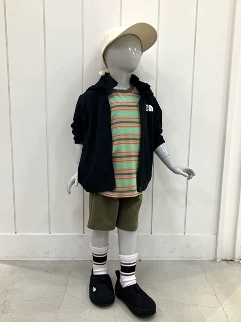Japanese TNF UV-blocking, quick-drying sportswear for kids (2-piece set, 130-160cm) for boys and girls (Summer TOPS PANTS)