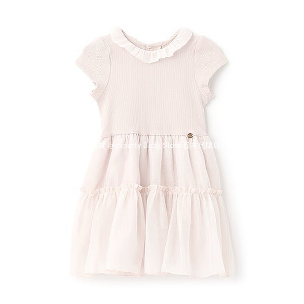 Japanese children's clothing pe#main patchwork dress 80-130cm girls summer dresses