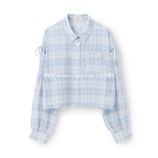 Lovetoxic Japanese children's clothing thin shirt jacket 140-160cm girls summer TOPS OUTERWEAR