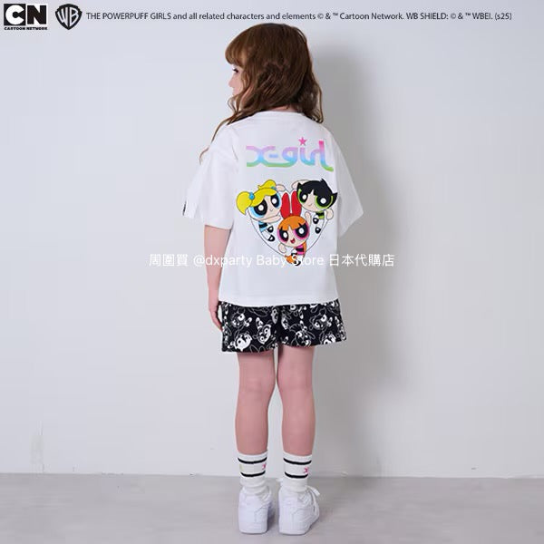Japanese children's clothing X-girl Stages x Flying Girls printed skirt pants 90-140cm girls summer PANTS