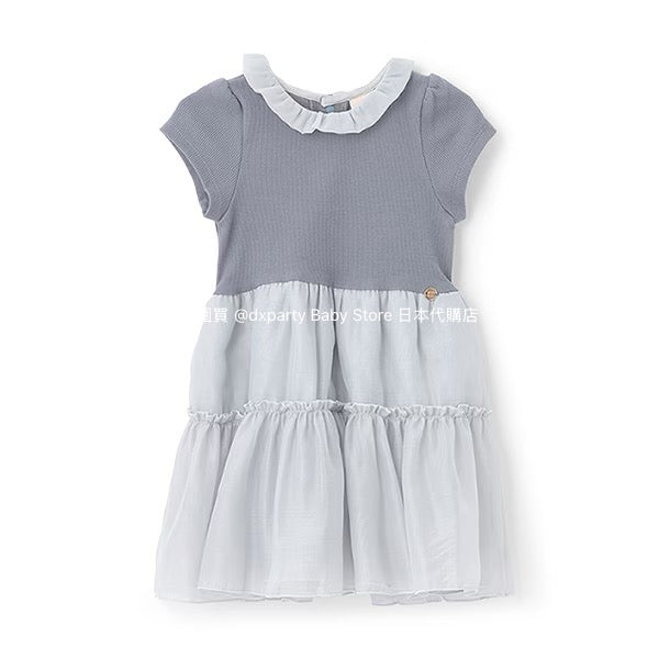 Japanese children's clothing pe#main patchwork dress 80-130cm girls summer dresses