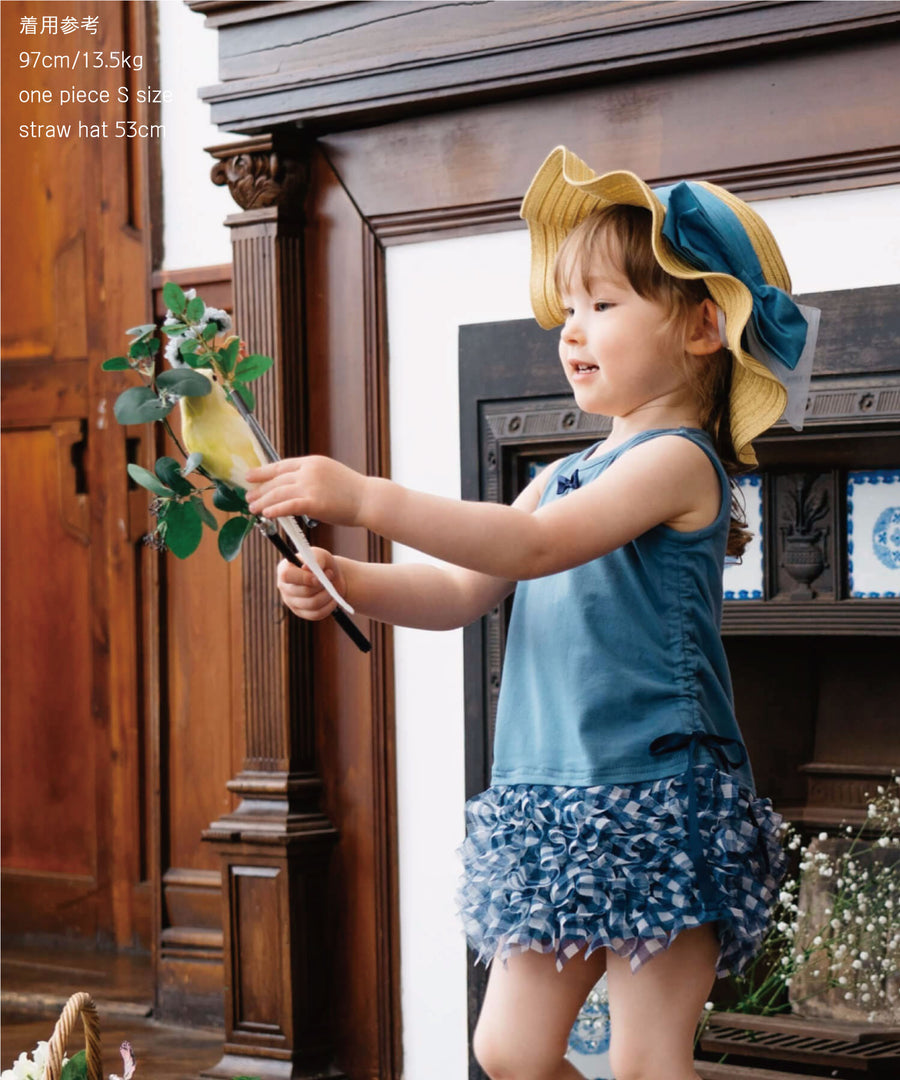 Japanese children's clothing panpantutu vest patchwork yarn tutu dress 80-140cm girls summer dresses