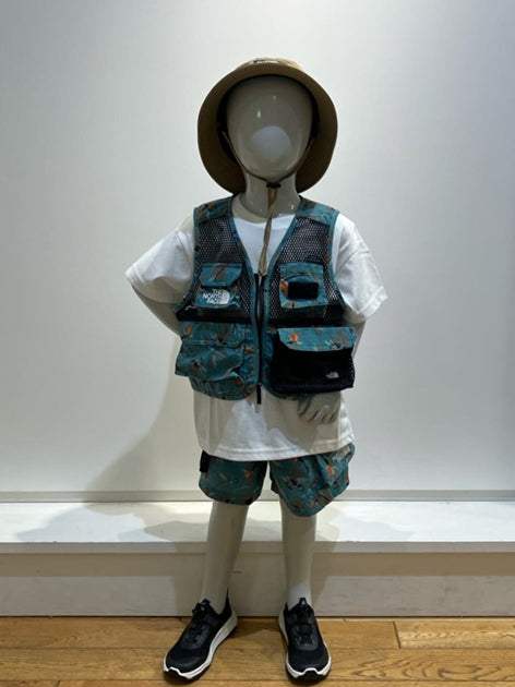 日本童裝 TNF 防水系列 靜電護理 山系探險背心外套 110-150cm 男童款/女童款 夏季 OUTERWEAR