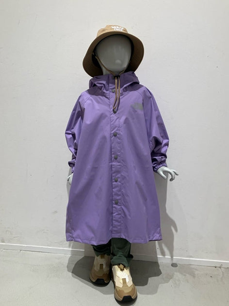 TNF Raincoat (110-150cm) Direct from Japan (Rainy Day Series)