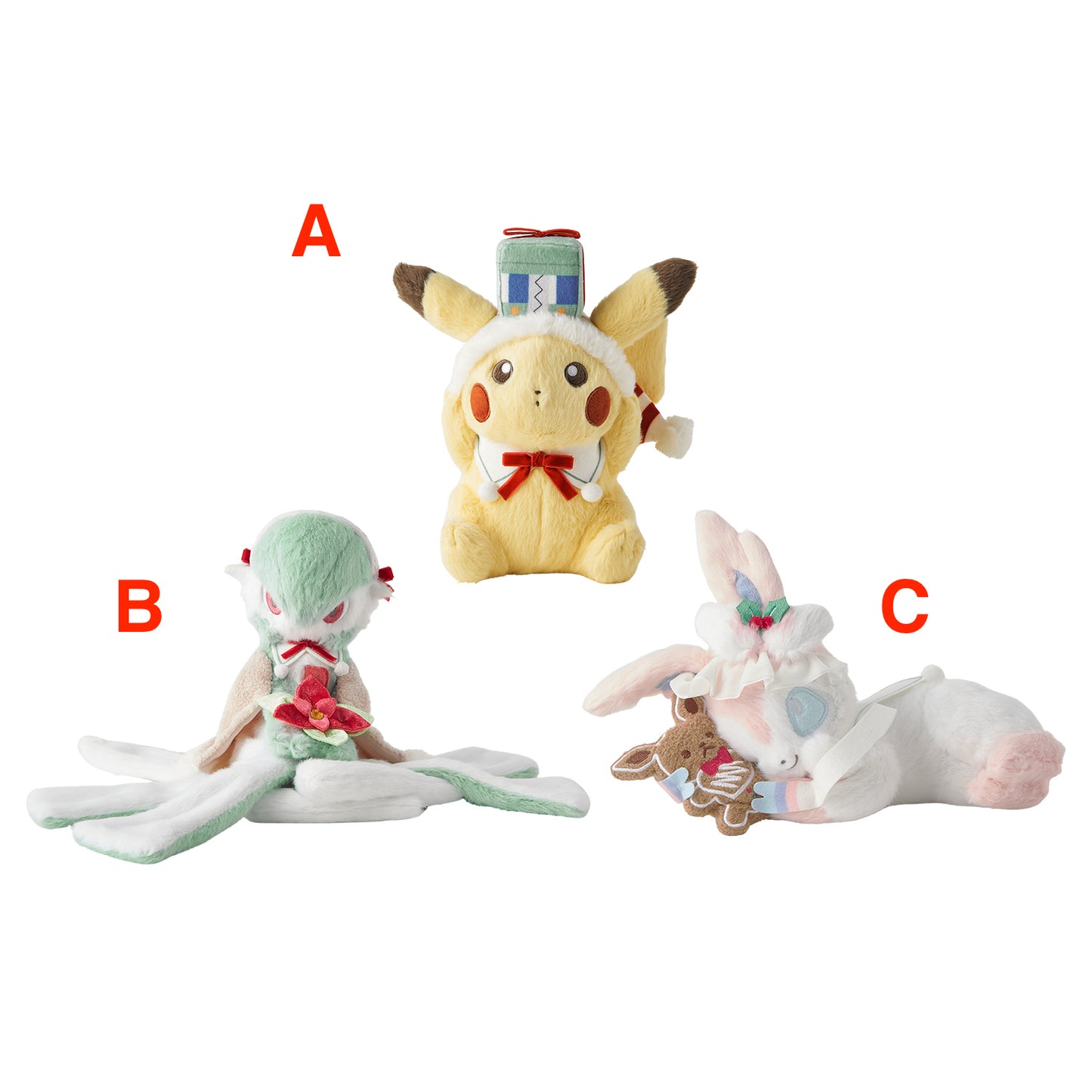 日本直送 限定版 公仔 Pokémon Holiday Blessings Christmas聖誕快樂特輯