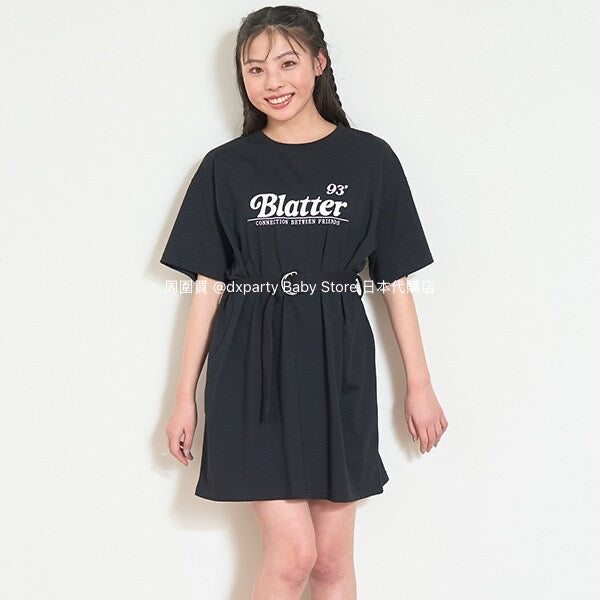 Lovetoxic Japanese Kids Clothing: Cold-Contact Waisted Dress (140-160cm) for Girls (Summer Dress)