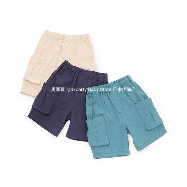 Japanese children's clothing pe#main work shorts 80-130cm boys' summer PANTS