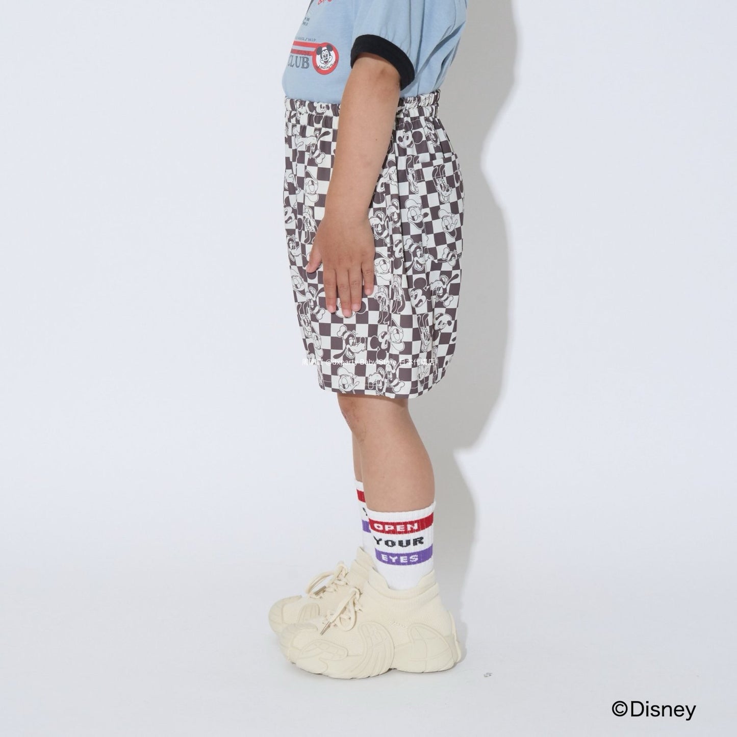 Japanese children's clothing b・R# x Diseny full-print shorts 100-150cm boys'/girls' summer PANTS
