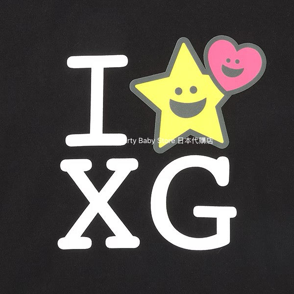 Japanese children's clothing X-girl Stages I☆XG printed tops 80-140cm girls summer TOPS