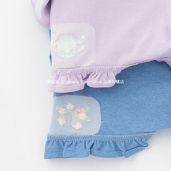 Japanese children's clothing pe#main ruffle shorts 80-130cm girls summer PANTS