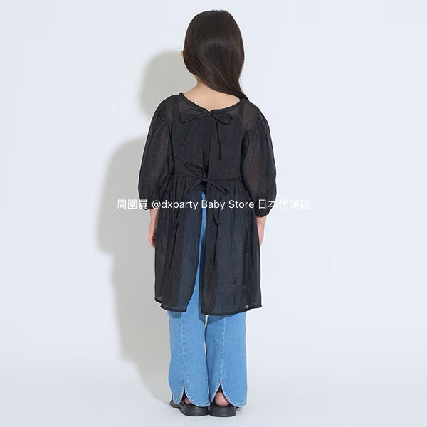 Japanese children's clothing Ly# mine 2Way two-piece sheer jacket 100-150cm girls summer outerwear