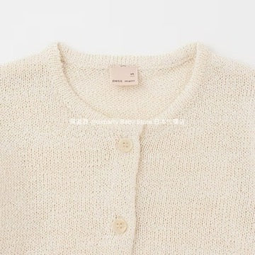 Japanese children's clothing pe#main knitted suspender jacket two-piece set 80-130cm girls summer outerwear tops