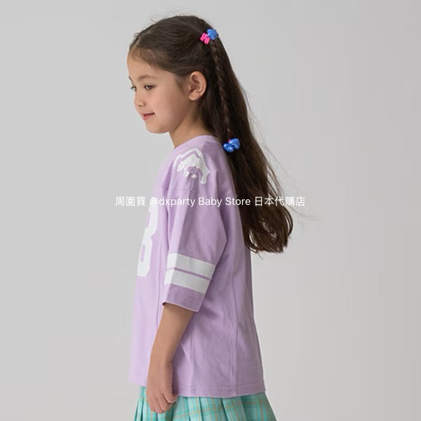 Japanese children's clothing mini #ML anti-fouling series waterproof series sports tops 90-140cm boys'/girls' summer TOPS