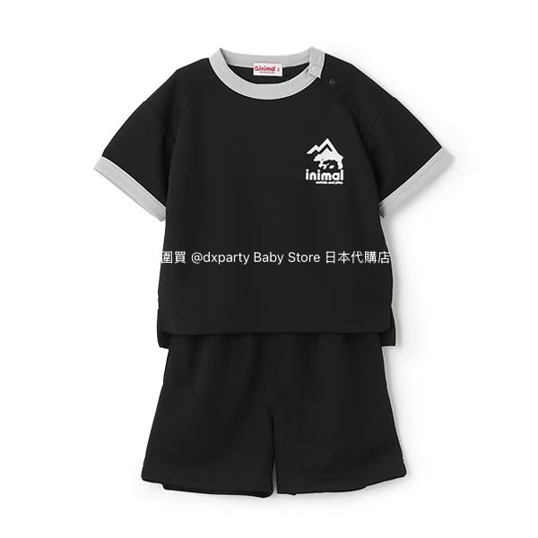 Japanese Kidswear mini#ML Quick-Dry Series Contact Cooling Two-Piece Sports Set (90-140cm) Boys'/Girls' Summer TOPS PANTS