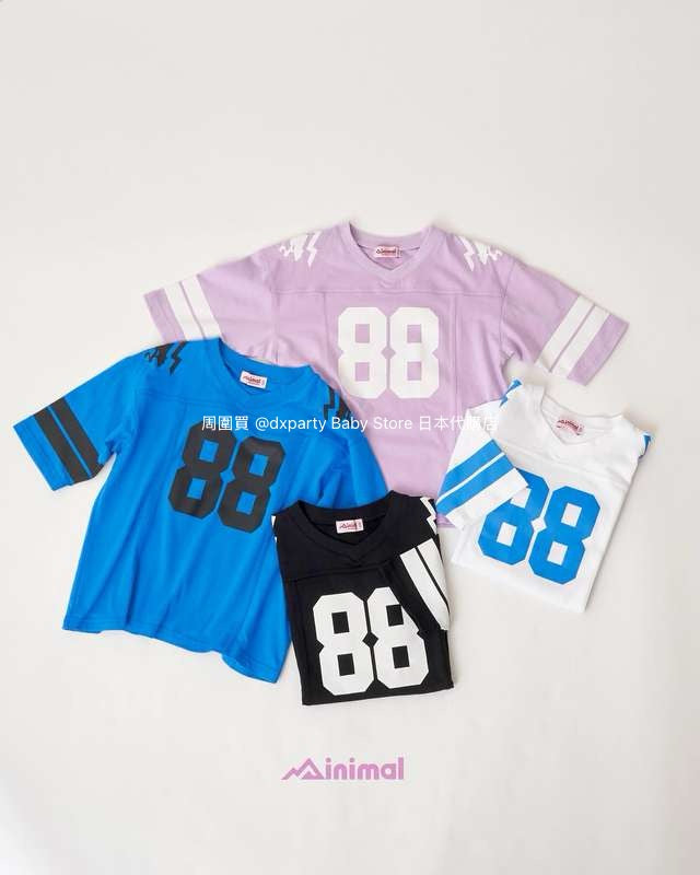 Japanese children's clothing mini #ML anti-fouling series waterproof series sports tops 90-140cm boys'/girls' summer TOPS