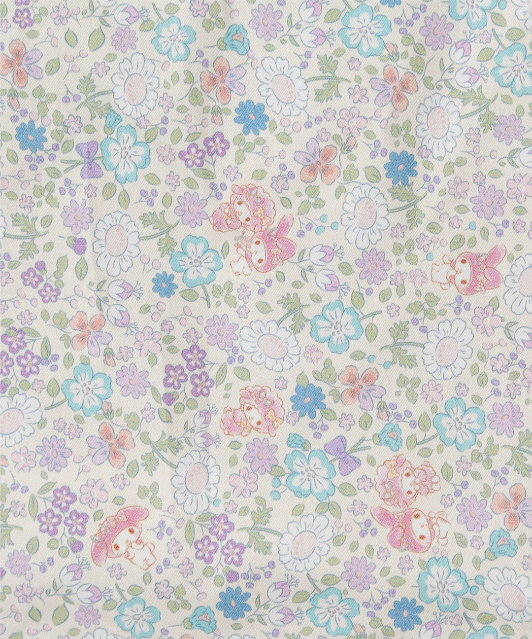 Japanese children's clothing panpantutu x Sanrio My Melody floral patchwork dress 80-140cm girls' summer dresses