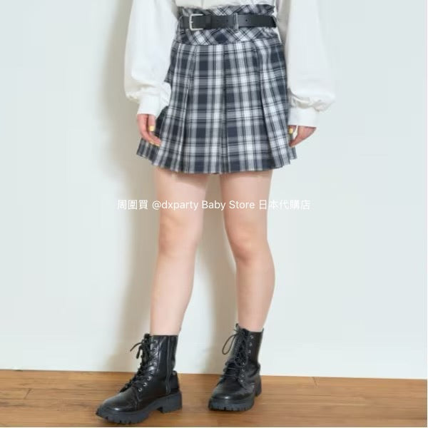 Lovetoxic Checkered Skirt (140-160cm) for Girls (Summer)