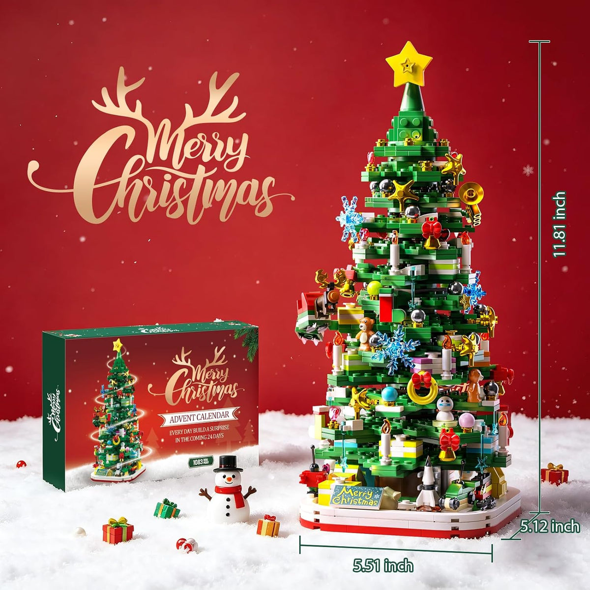 日英美直送 LED Christmas Tree Building Kit Advent Calendar 聖誕倒數日曆 大人款/兒童款 聖誕快樂特輯 不參與$900免運 滿$900可加$25免運到順豐站/智能櫃 Christmas Advent Calendars 2026