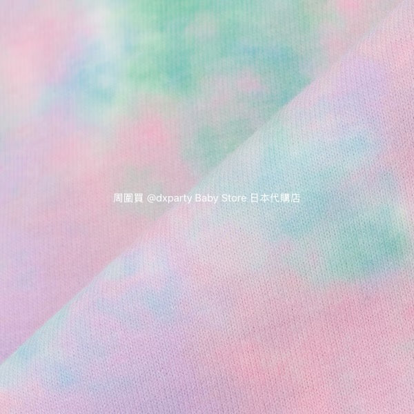 Japanese children's clothing X-girl Stages x Flying Girls tie-dye top 90-140cm girls summer TOPS