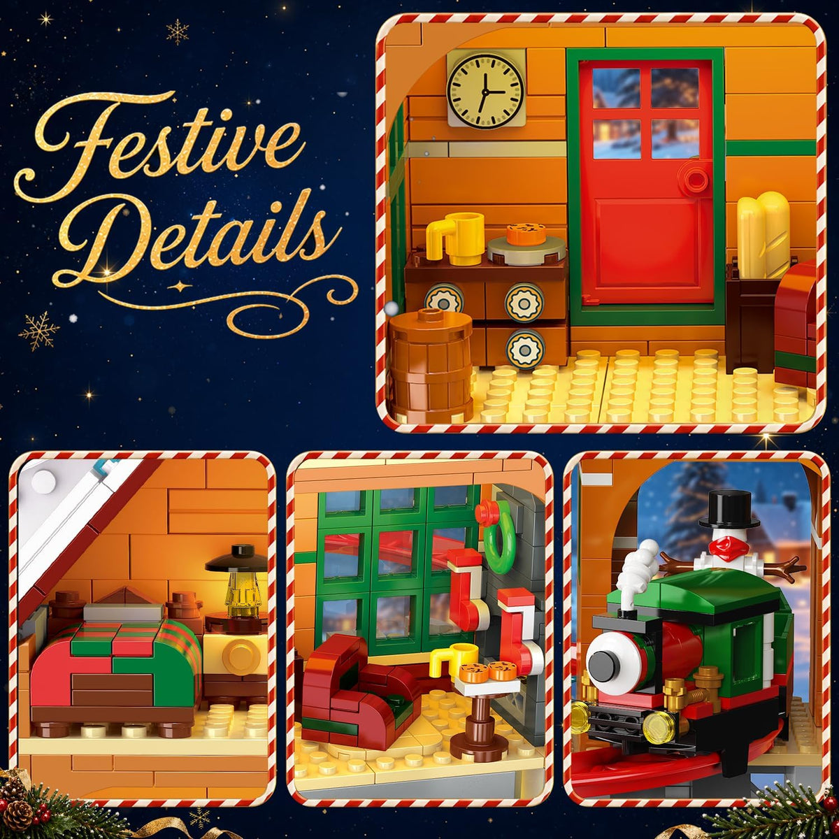日英美直送 LED Gingerbread House Roller Coaster Building Set Advent Calendar 聖誕倒數日曆 大人款/兒童款 聖誕快樂特輯 不參與$900免運 滿$900可加$25免運到順豐站/智能櫃 Christmas Advent Calendars 2026