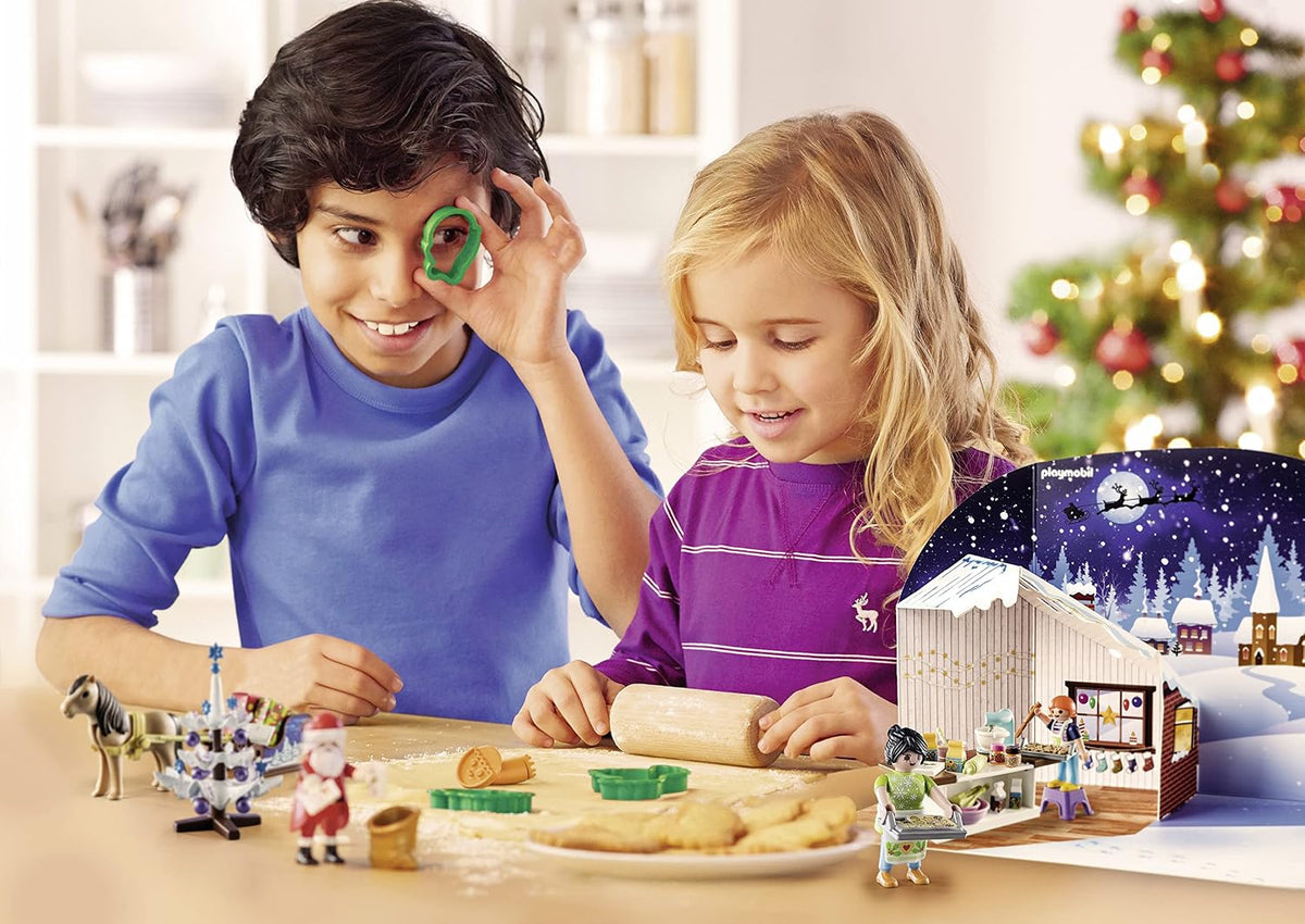 日英美直送 PLAYMOBIL Christmas Baking Advent Calendar 聖誕倒數日曆 兒童款 聖誕快樂特輯 不參與$900免運 滿$900可加$25免運到順豐站/智能櫃 Christmas Advent Calendars 2026