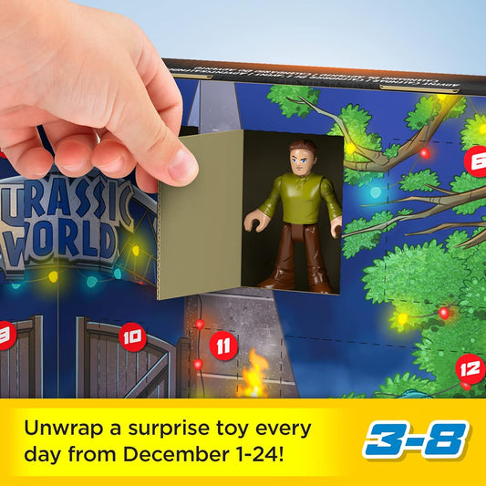 英美直送 Fisher-Price Imaginext Jurassic World 聖誕倒數日曆 兒童款 聖誕快樂特輯 聖誕倒數日曆A 不參與$900免運 滿$900可加$25免運 Christmas Advent Calendars 2025