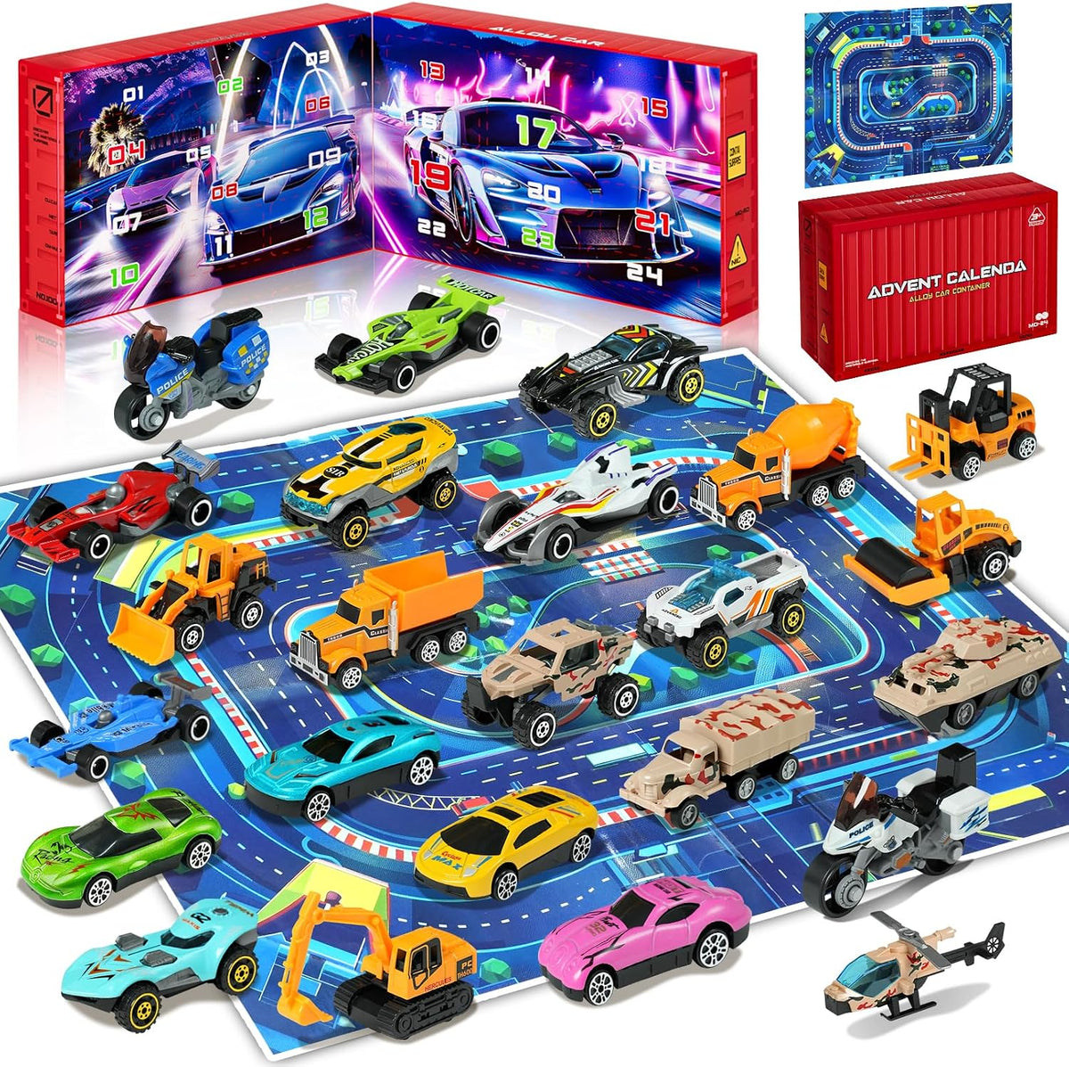 日英美直送 Stocking Stuffer Toy Cars Advent Calendar 聖誕倒數日曆 兒童款 聖誕快樂特輯 不參與$900免運 滿$900可加$25免運到順豐站/智能櫃 Christmas Advent Calendars 2026