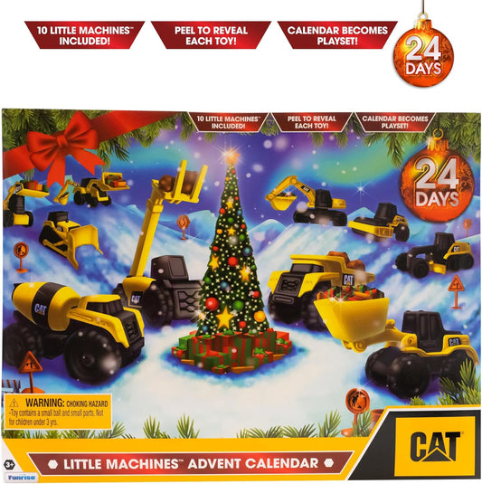 英美直送 CAT Construction Toys, Little Machines 聖誕倒數日曆 兒童款 聖誕快樂特輯 聖誕倒數日曆A 不參與$900免運 滿$900可加$25免運 Christmas Advent Calendars 2025