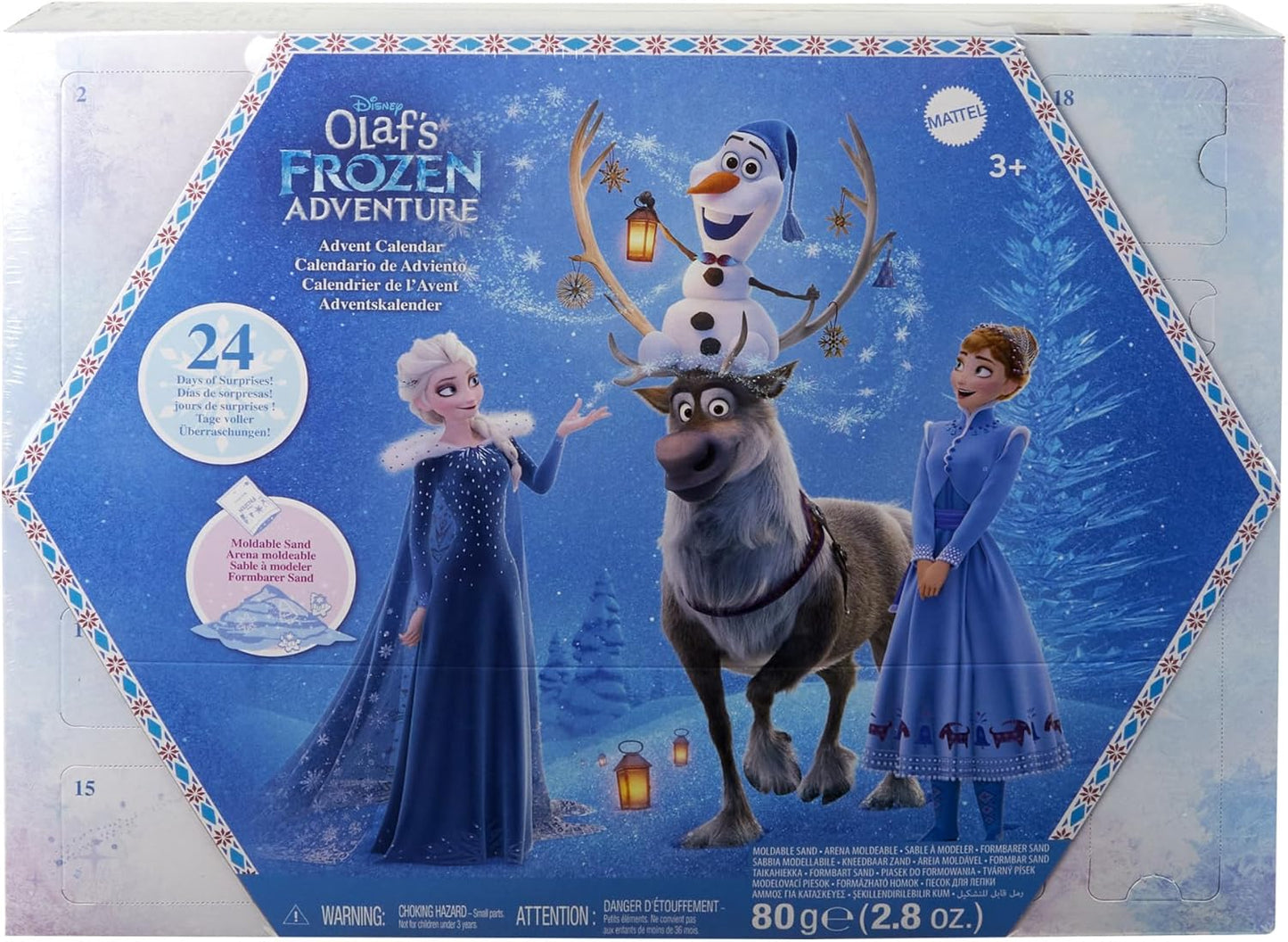 英美直送 Mattel Disney Frozen Toys, Anna & Elsa Small Doll 聖誕倒數日曆 兒童款 聖誕快樂特輯 聖誕倒數日曆A 不參與$900免運 滿$900可加$25免運 Christmas Advent Calendars 2025