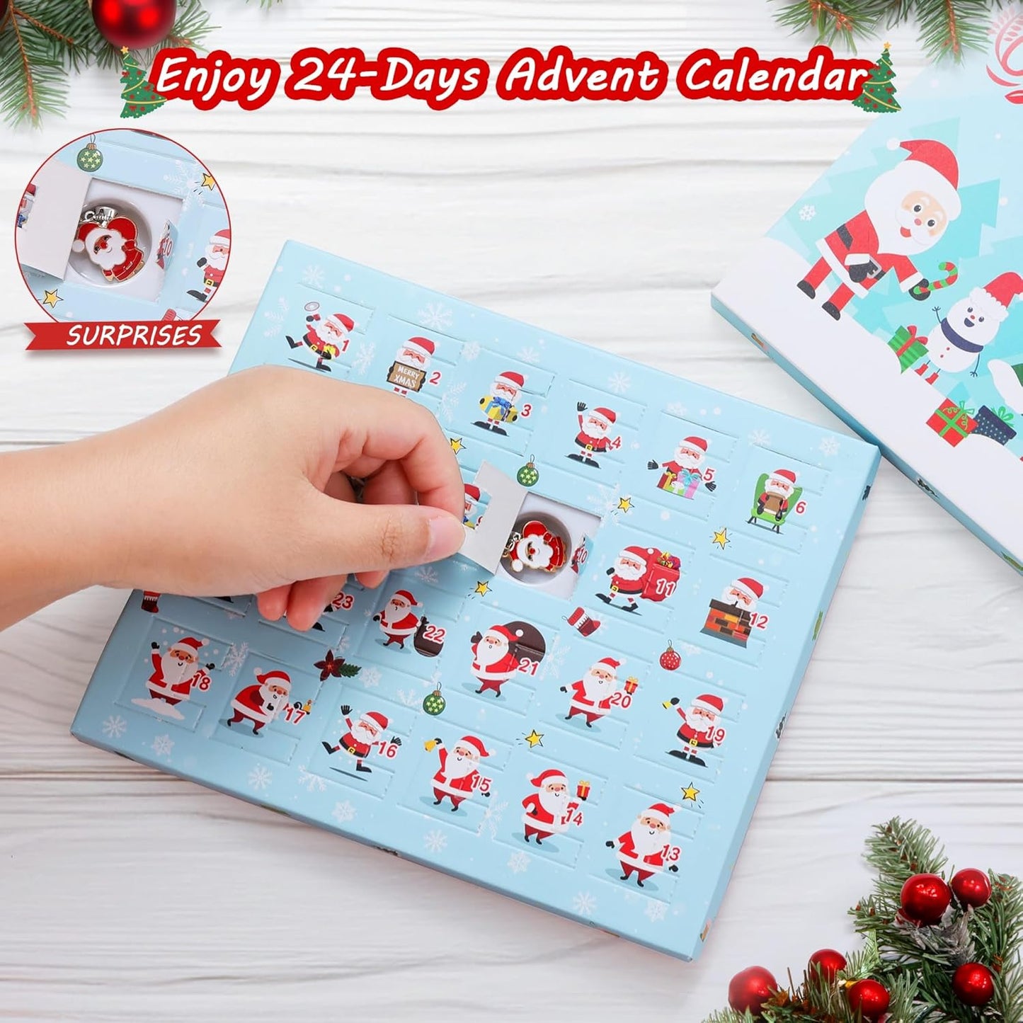 英美直送 DIY Charm Bracelets Kits 聖誕倒數日曆 兒童款 聖誕快樂特輯 聖誕倒數日曆A 不參與$900免運 滿$900可加$25免運 Christmas Advent Calendars 2025