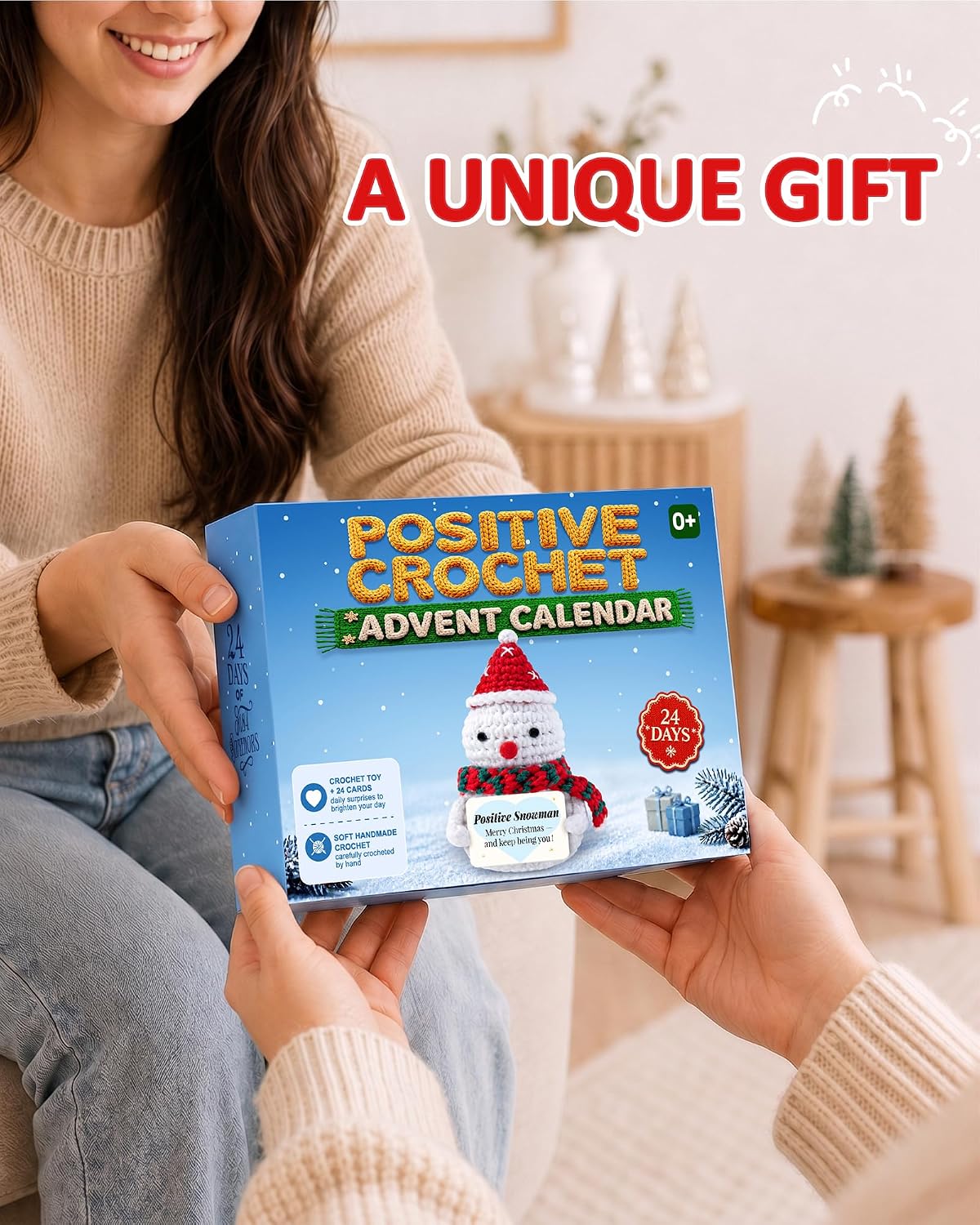 日英美直送 Crochet with 24 Affirmation Cards Advent Calendar 聖誕倒數日曆 大人款/兒童款 聖誕快樂特輯 不參與$900免運 滿$900可加$25免運到順豐站/智能櫃 Christmas Advent Calendars 2026