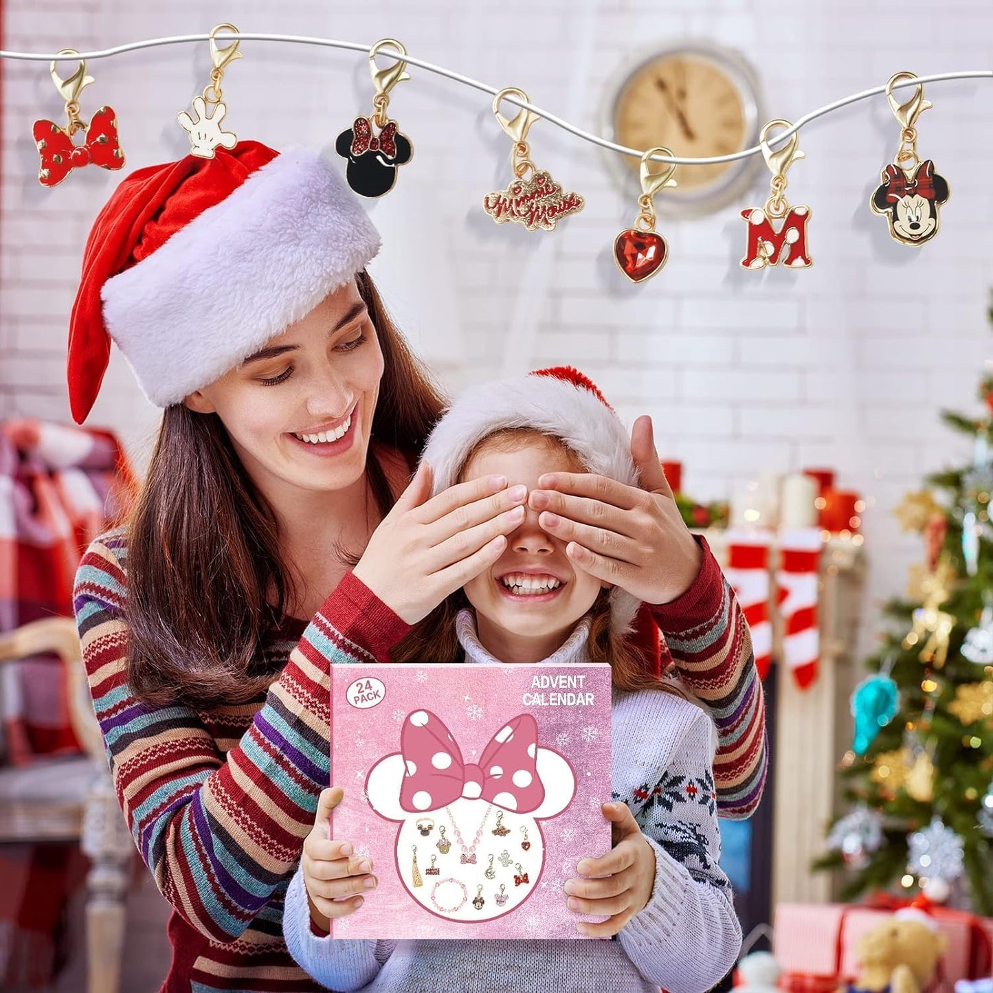 英美直送 Theme DIY Creative Charm Pendant Bracelet 聖誕倒數日曆 兒童款 聖誕快樂特輯 聖誕倒數日曆A 不參與$900免運 滿$900可加$25免運 Christmas Advent Calendars 2025