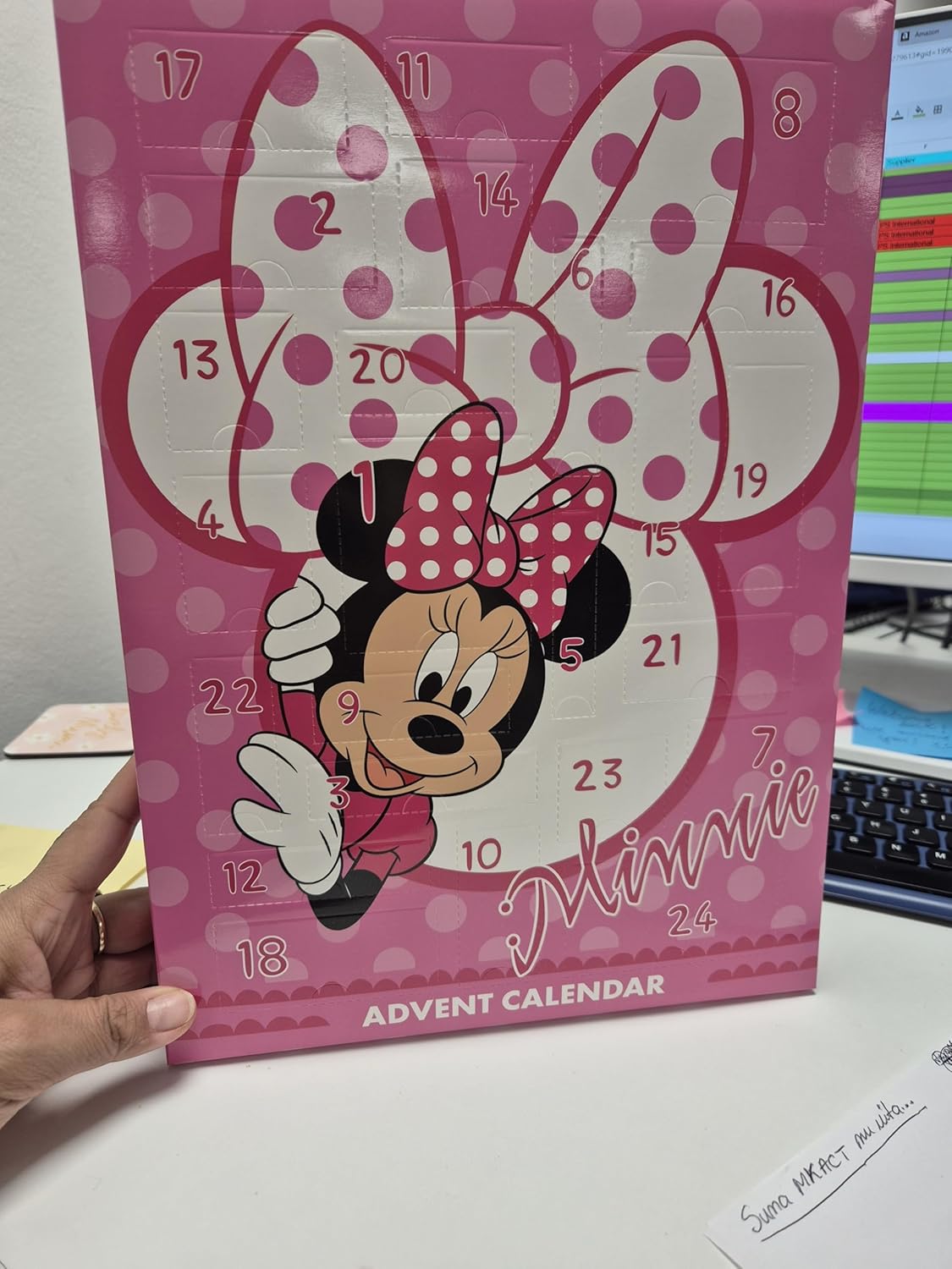 英美直送 Disney Minnie Mouse Hair Accessories 聖誕倒數日曆 兒童款 聖誕快樂特輯 聖誕倒數日曆A 不參與$900免運 滿$900可加$25免運 Christmas Advent Calendars 2025