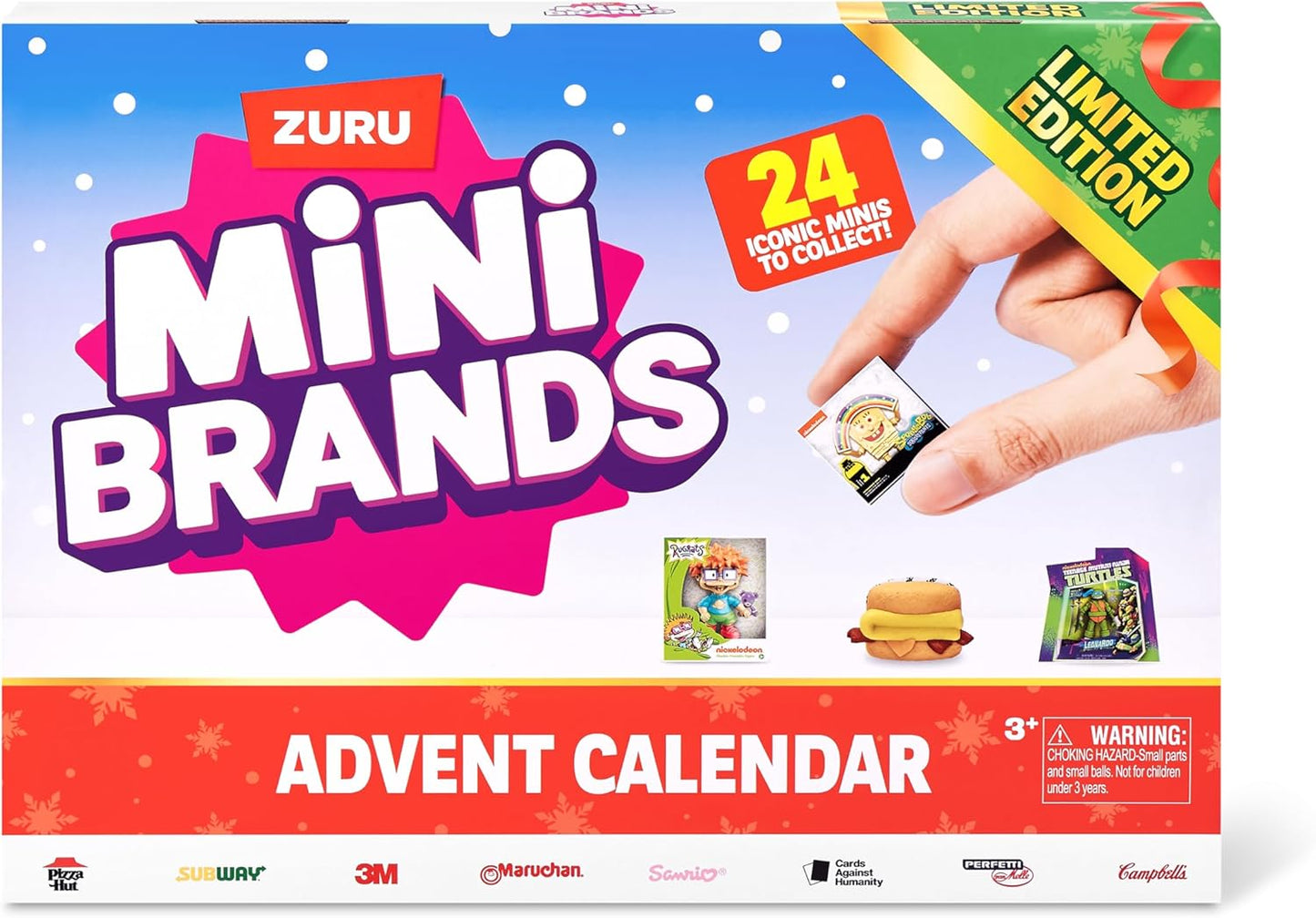 英美直送 Mini Brands 聖誕倒數日曆 兒童款 聖誕快樂特輯 聖誕倒數日曆A 不參與$900免運 滿$900可加$25免運 Christmas Advent Calendars 2025