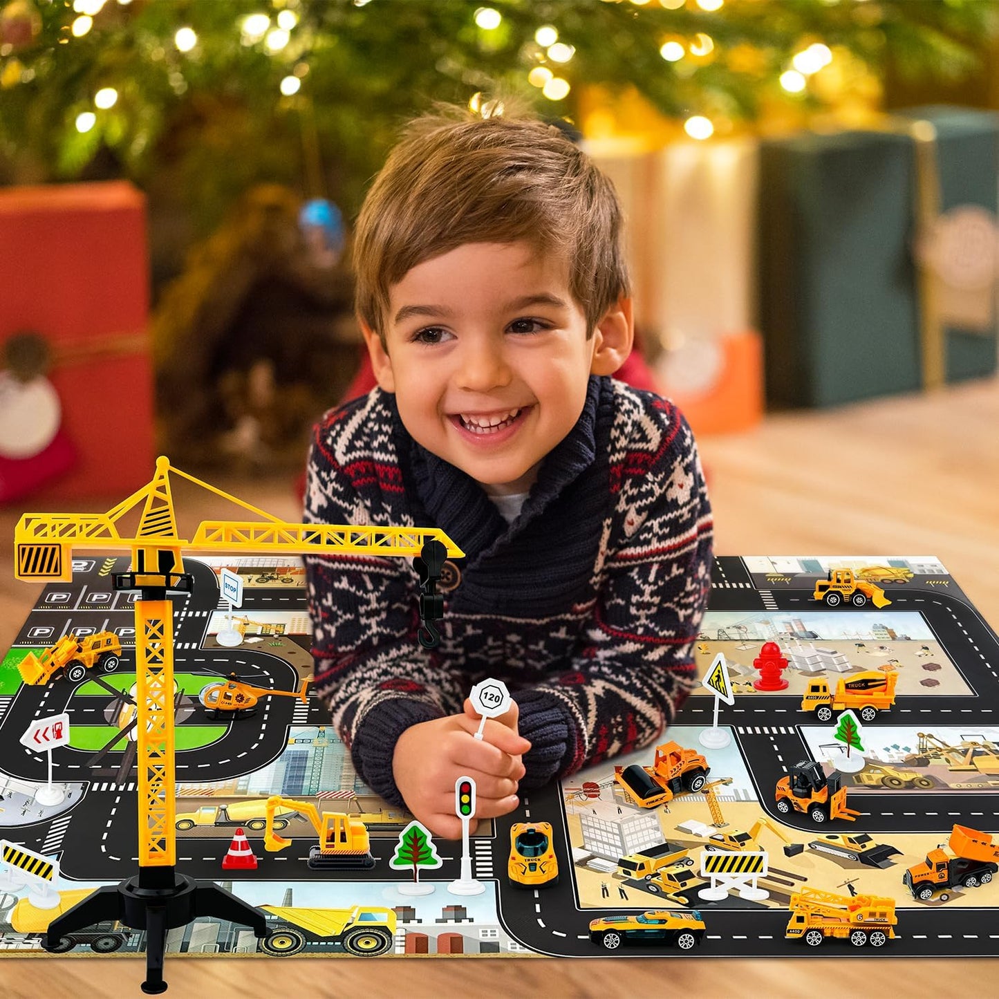 英美直送 Alloy Construction Vehicle Toys Set 聖誕倒數日曆 兒童款 聖誕快樂特輯 聖誕倒數日曆A 不參與$900免運 滿$900可加$25免運 Christmas Advent Calendars 2025