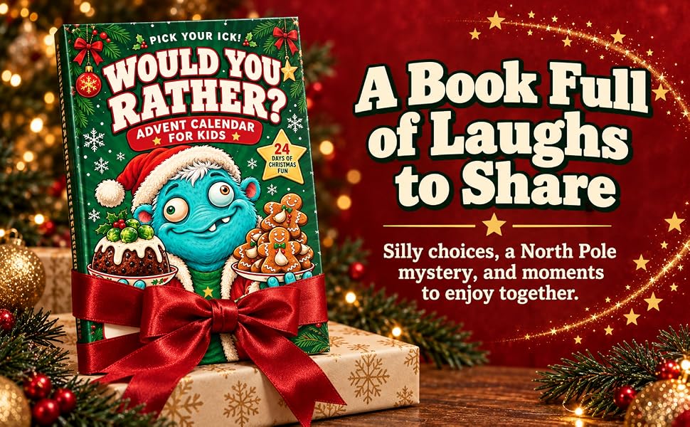 日英美直送 Pick Your Ick! Hilarious Christmas Questions Book Advent Calendar 聖誕倒數日曆 大人款/兒童款 聖誕快樂特輯 不參與$900免運 滿$900可加$25免運到順豐站/智能櫃 Christmas Advent Calendars 2026