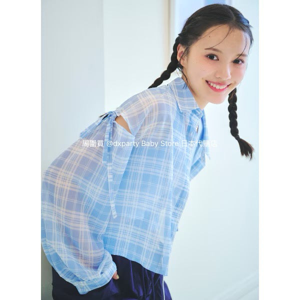 Lovetoxic Japanese children's clothing thin shirt jacket 140-160cm girls summer TOPS OUTERWEAR